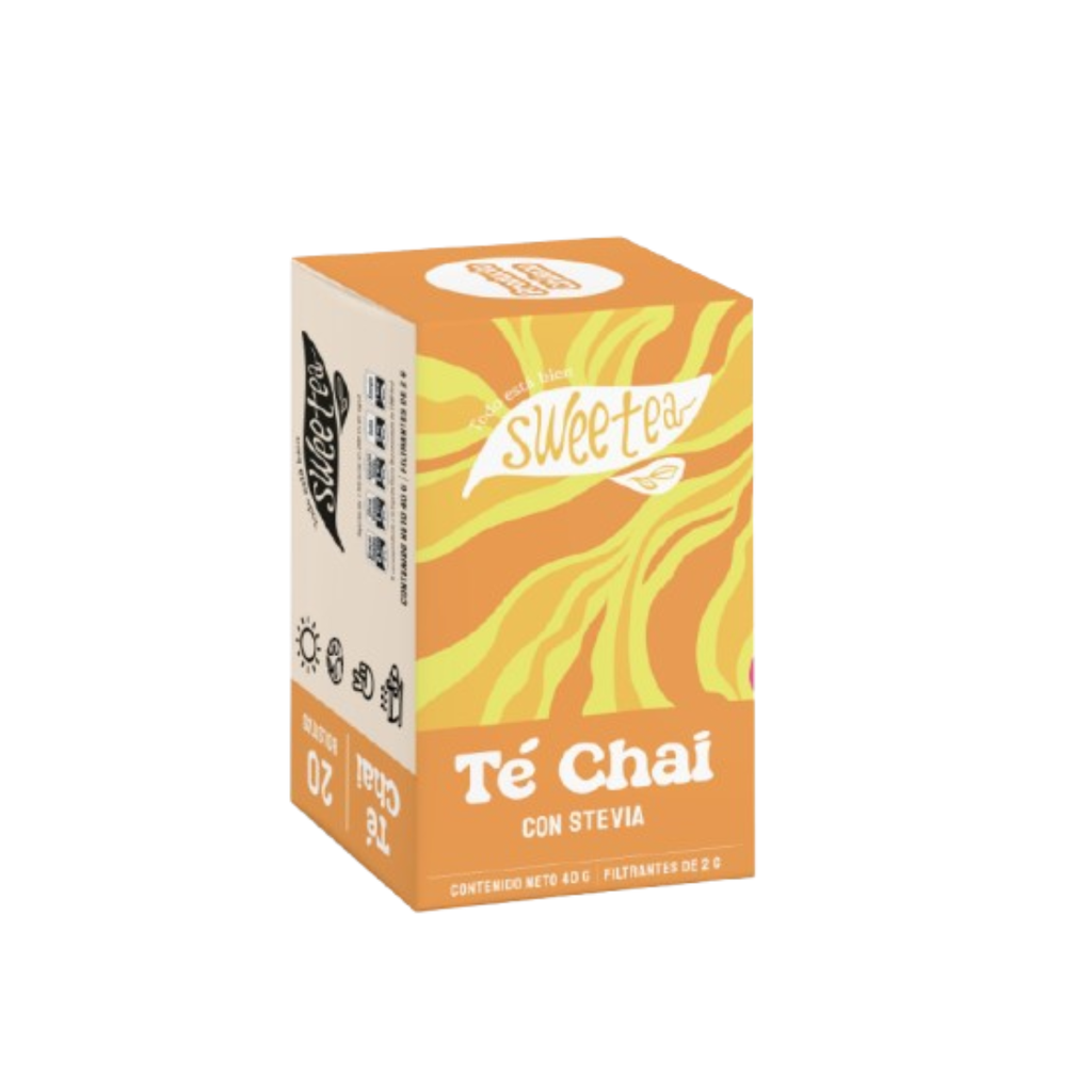 TE CHAI CON STEVIA 20 BOLSITAS SWEETEA