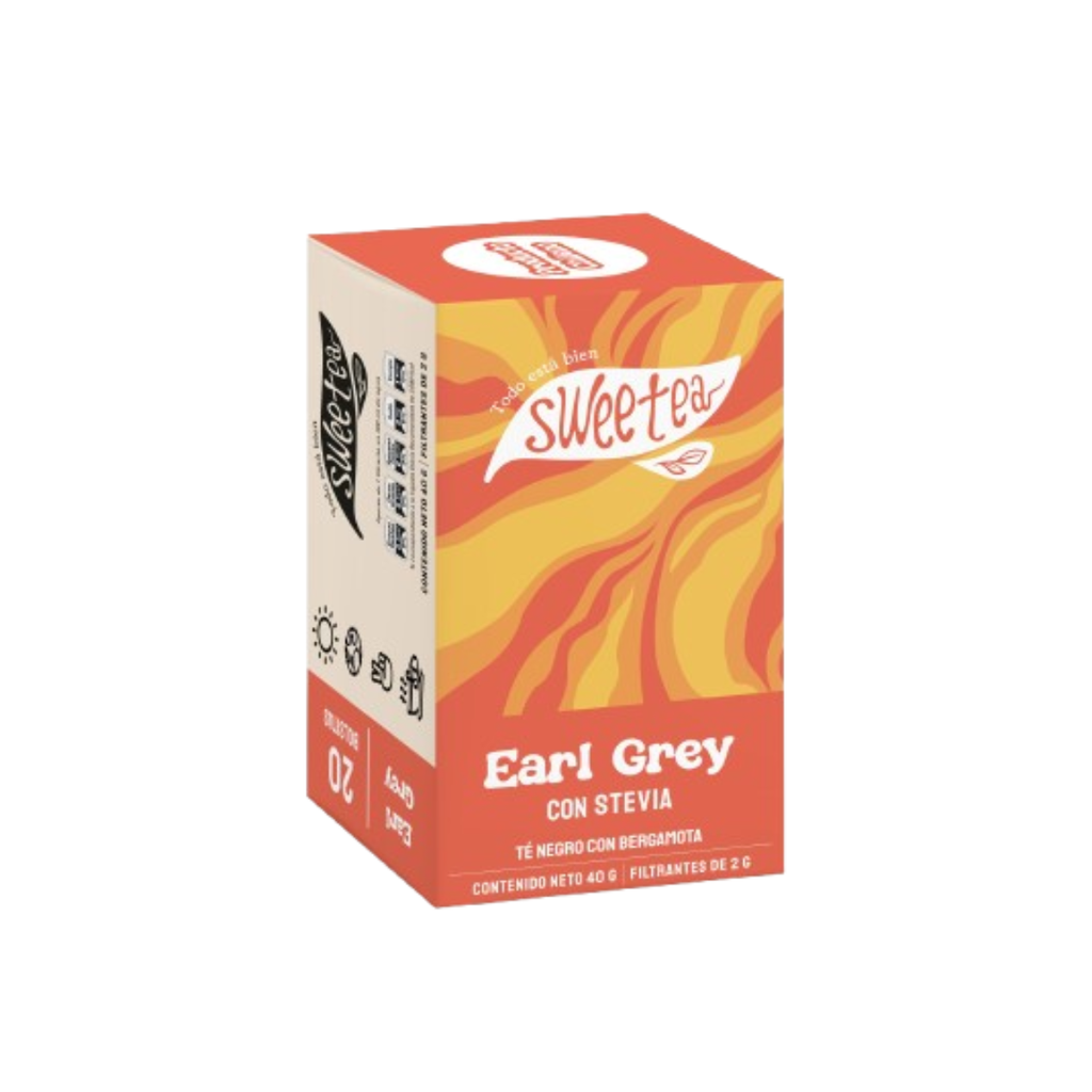 TE EARL GREY CON STEVIA 20 BOLSITAS SWEETEA