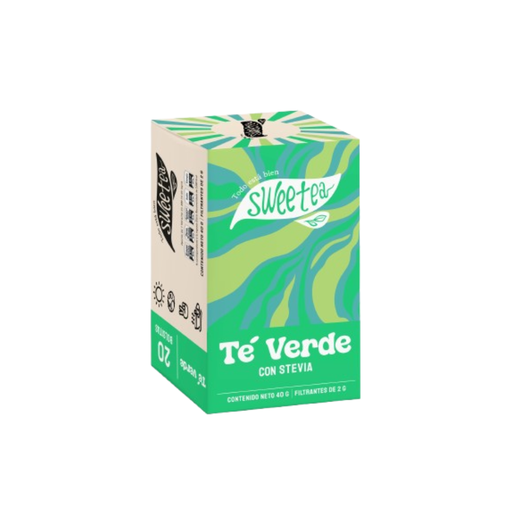 TE VERDE CON STEVIA 20 BOLSITAS SWEETEA
