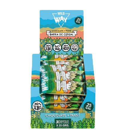 WAY BAR 25 GRS X 30 UNIDS WILD FOODS