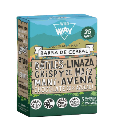 WAY BAR 25 GRS X 5 UNIDS WILD FOODS