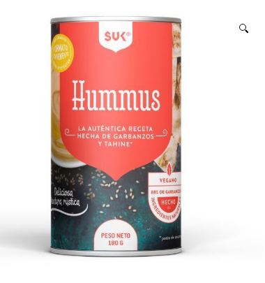 HUMMUS SUK 180 GRS X 12 UNIDS