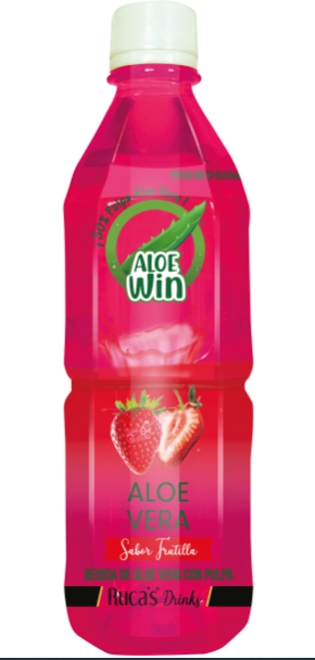 ALOE VERA ALOEWIN TAMY FRUTILLA 500 ML X 12 UNIDS